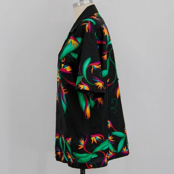 Vintage Hilo Hattie Birds of Paradise Button Down - Picture 2 of 6